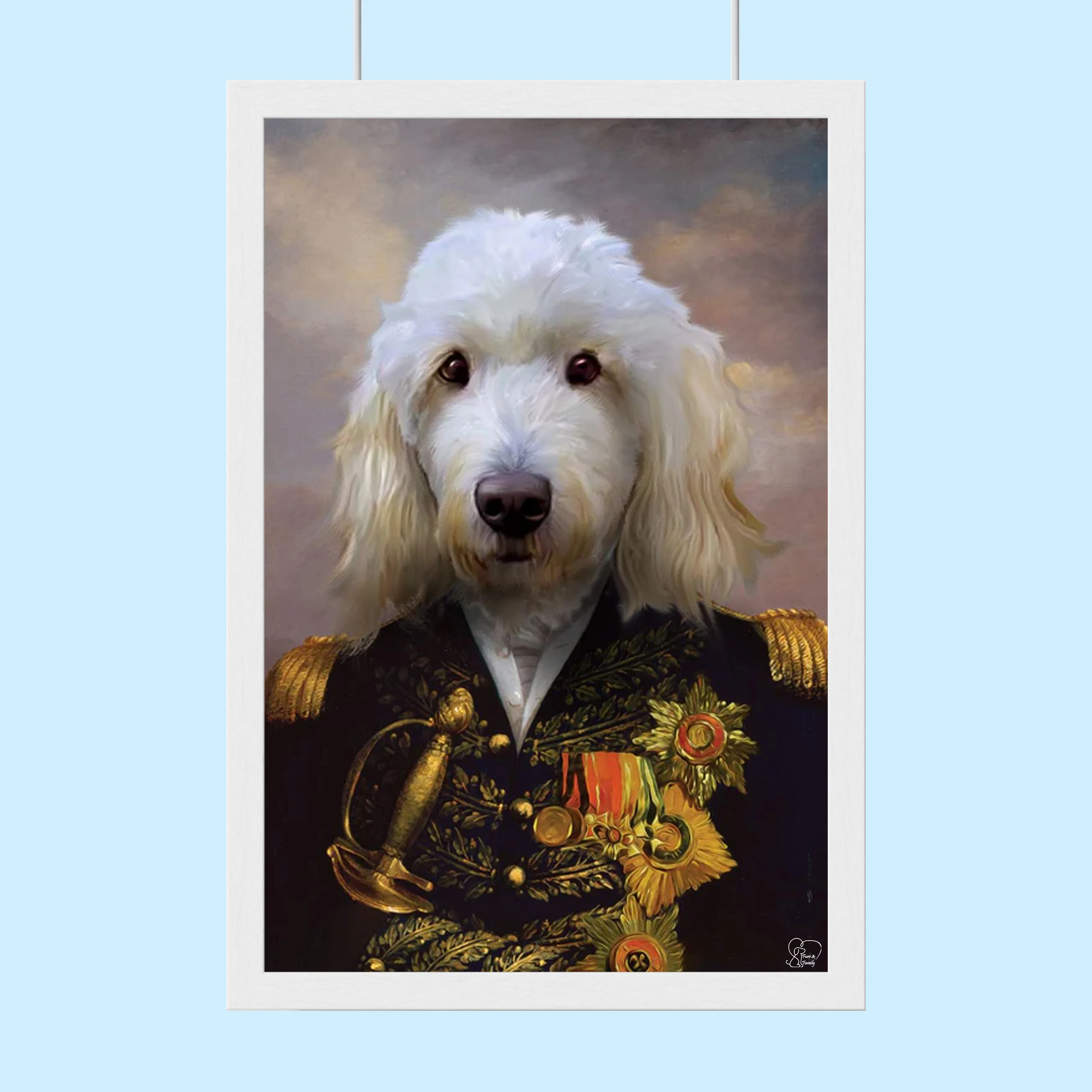 The Royal lieutenant - Custom Pet Portrait